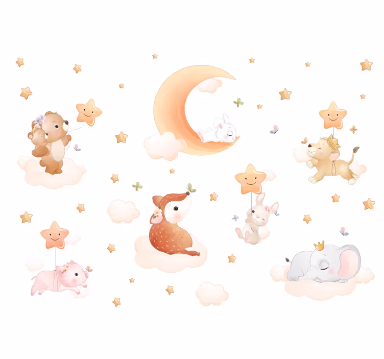 Nursery roller blind sweet dreams - TenStickers