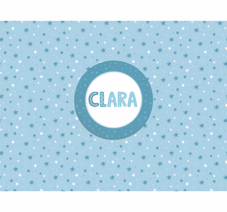 Nursery roller blind with stars pattern - TenStickers