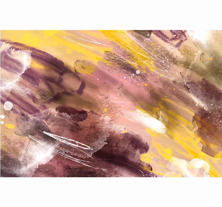 Office roller blind in abstract brush strokes - TenStickers