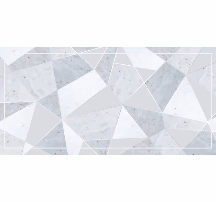 Gray roller blind abstract tile design - TenStickers