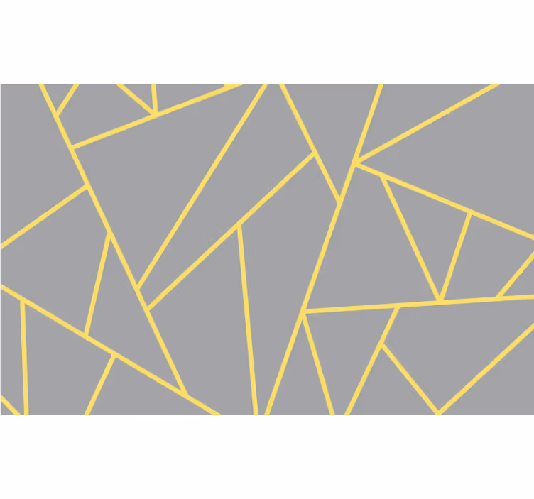 Gray roller blind in pantone triangles two design - TenStickers