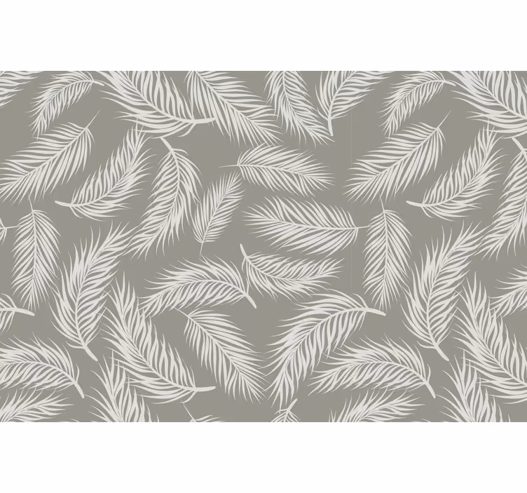 Gray roller blind tropical beige hamptons pattern - TenStickers