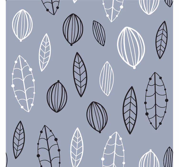 Nórdico floral bathroom roller blind - TenStickers