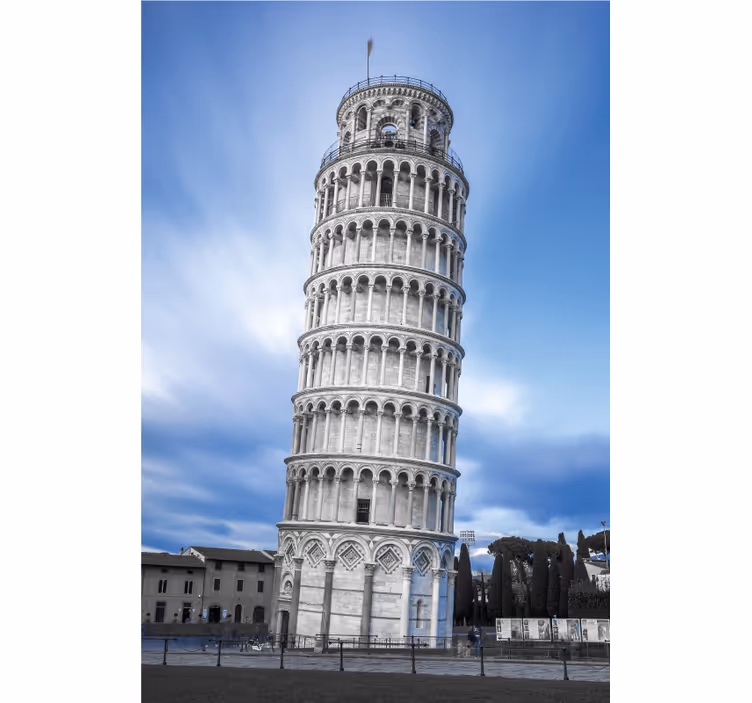 Office roller blind leaning tower of pisa italy - TenStickers