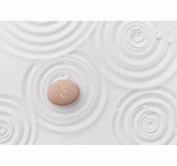 Zen roller blind wallpaper - a grain of sand - TenStickers
