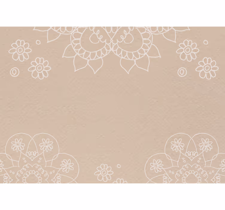 Zen roller blind india mandala design - TenStickers