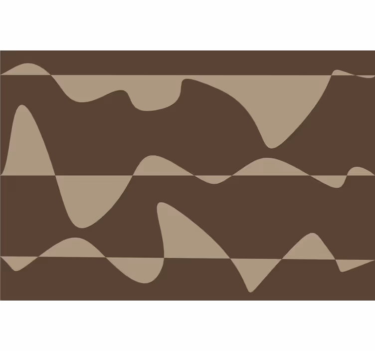 Brown roller blind in a warm earthy tone - TenStickers