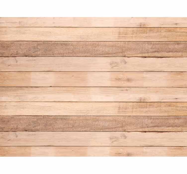 Outdoor roller blind with natural wood planks pattern - TenStickers