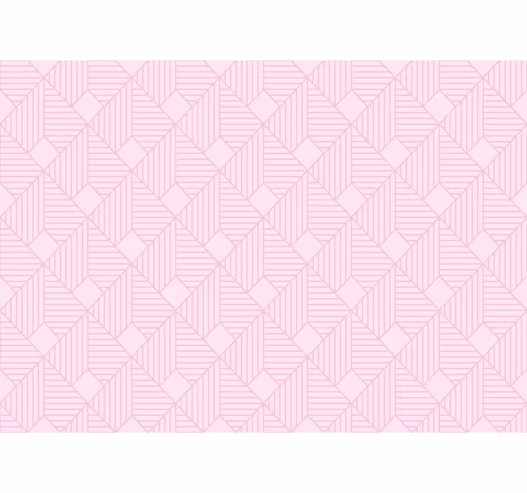 Outdoor roller blind in pink abstract geometric pattern - TenStickers
