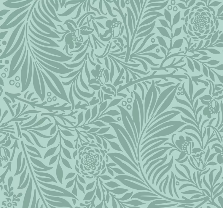 Outdoor roller blind mint green vintage design - TenStickers