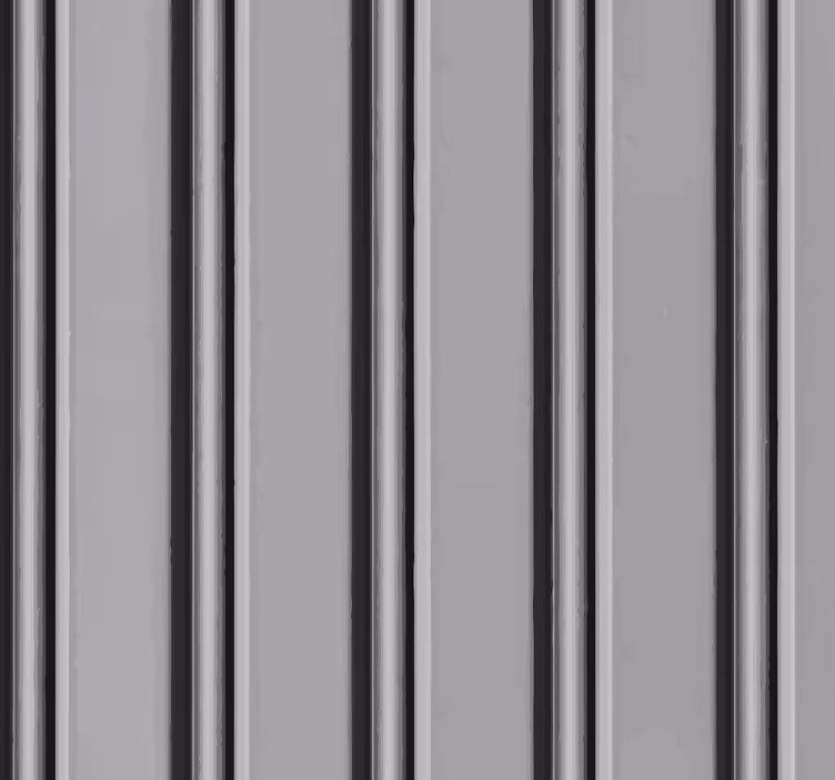 Teenage bedroom roller blind grey wide vertical striped - TenStickers