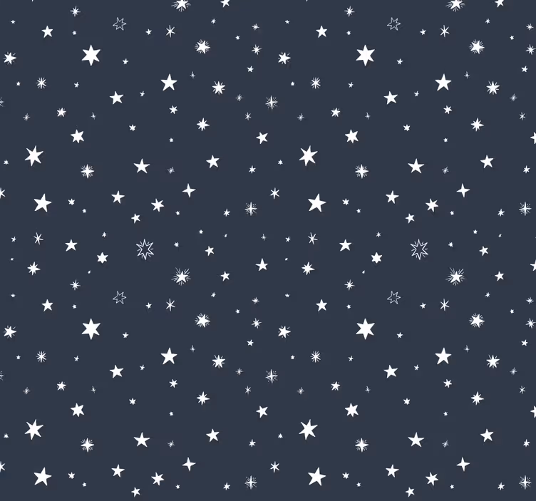 Teenage bedroom roller blind night sky - TenStickers