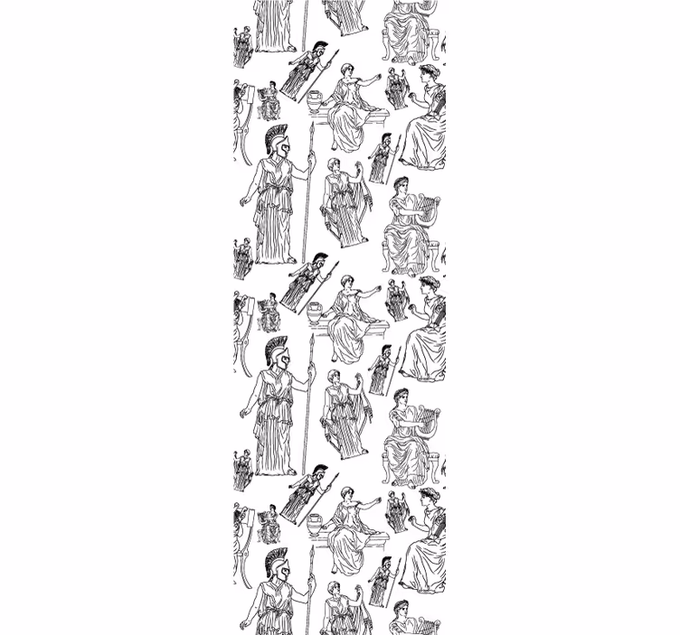 Teenage bedroom roller blind bright goddess design - TenStickers