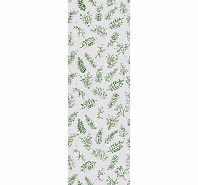 Teenage bedroom roller blind with wreath silhouettes - TenStickers