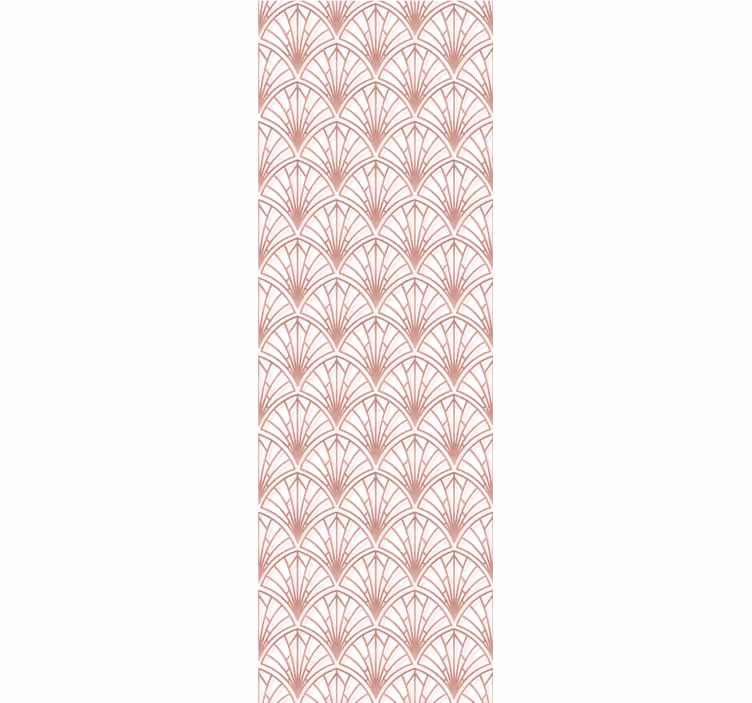 Teenage bedroom roller blind with elegant pink backdrop - TenStickers