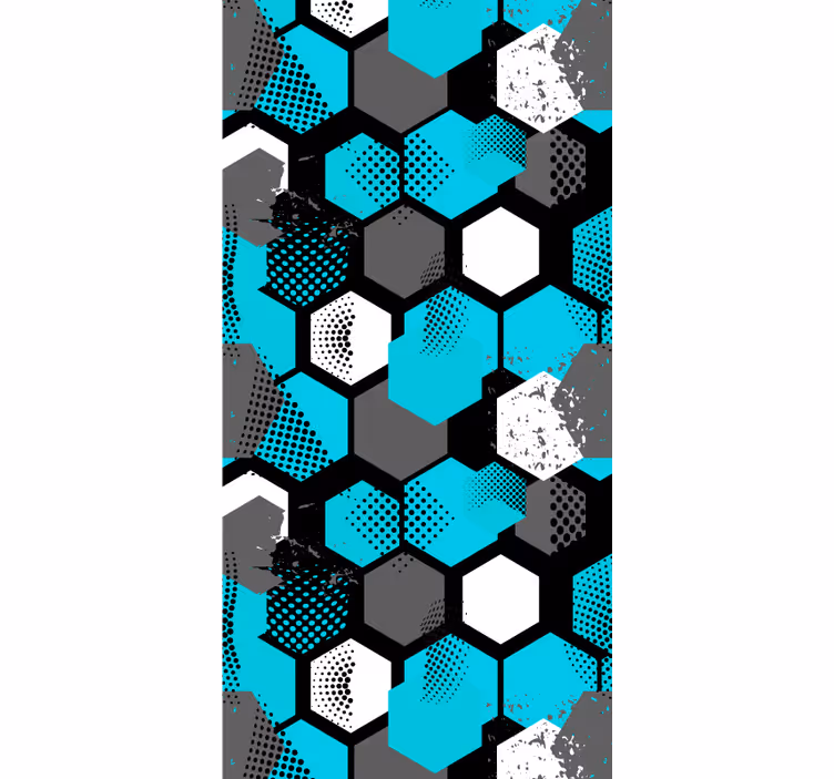 Teenage bedroom roller blind football graffiti - TenStickers