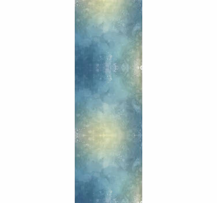 Teenage bedroom roller blind in eclectic blue design - TenStickers