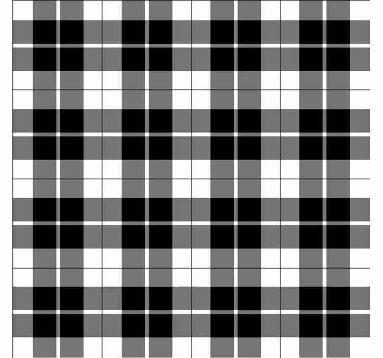 Bathroom roller blind in dark and light gray squares - TenStickers