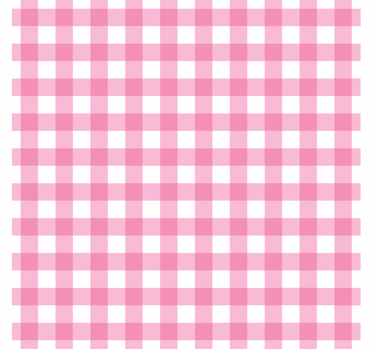 Bathroom roller blind in pink and white squares - TenStickers