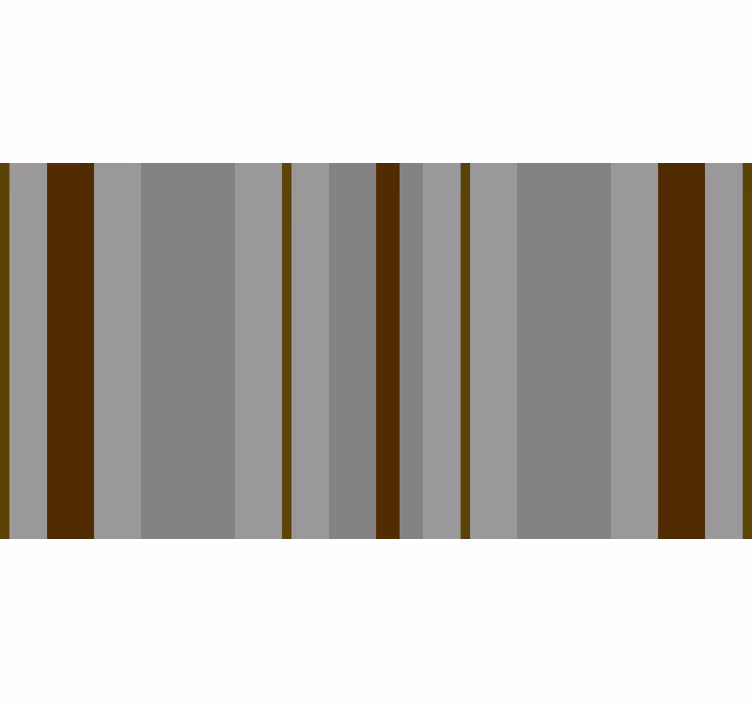 Gray and brown stripes bathroom roller blind - TenStickers