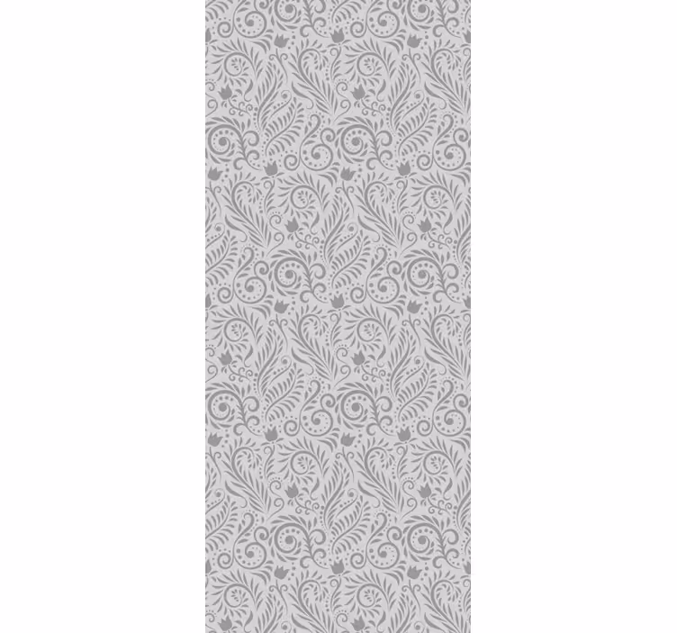 Classic roller blind with vintage floral design - TenStickers