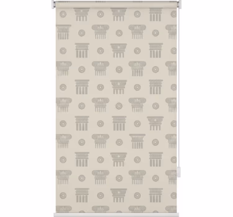 Hallway roller blind ancient greece architecture design - TenStickers
