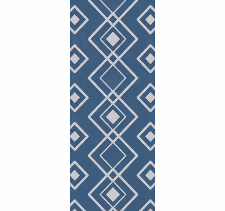 Hallway roller blind superfresco easy navy geometric - TenStickers