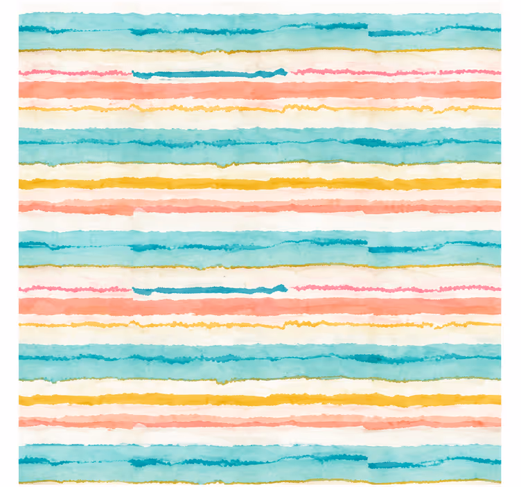 Kitchen roller blind width 250 striped summer pattern - TenStickers