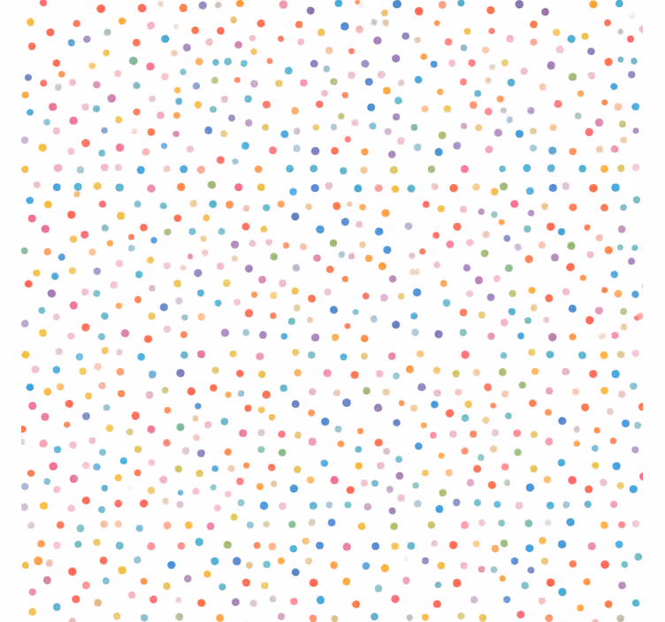 Bathroom roller blind 300cm colourful dots - TenStickers