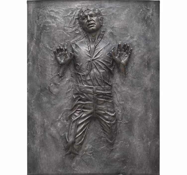 Movie roller blind han solo carbonite fridge magnet - TenStickers