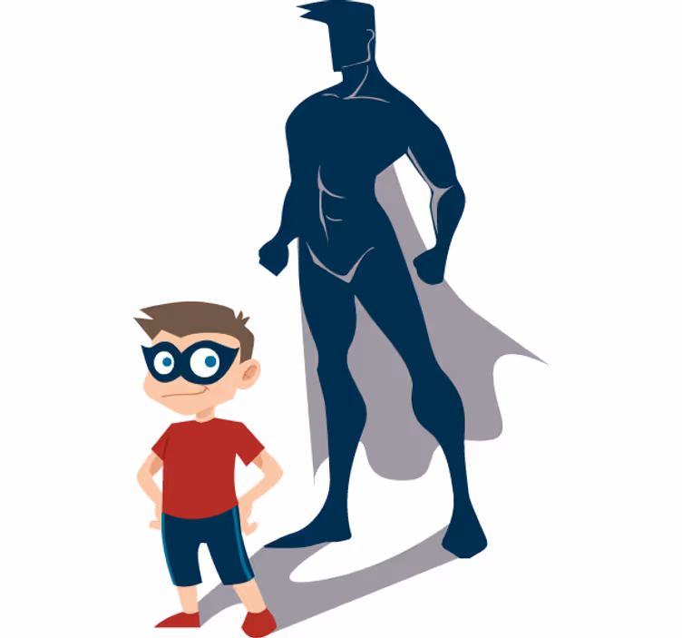 Superhero roller blind kids superhero vinyl - TenStickers