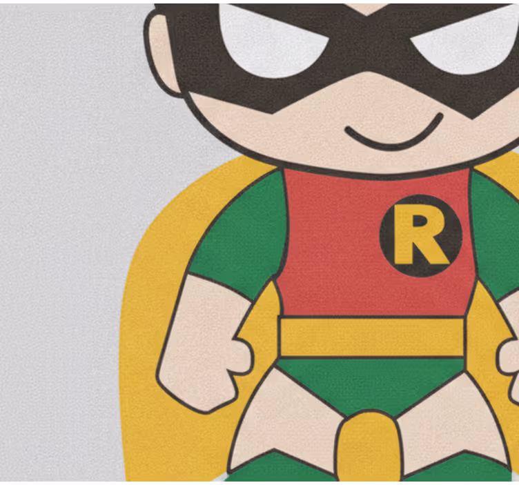 Superhero roller blind robin on board - TenStickers