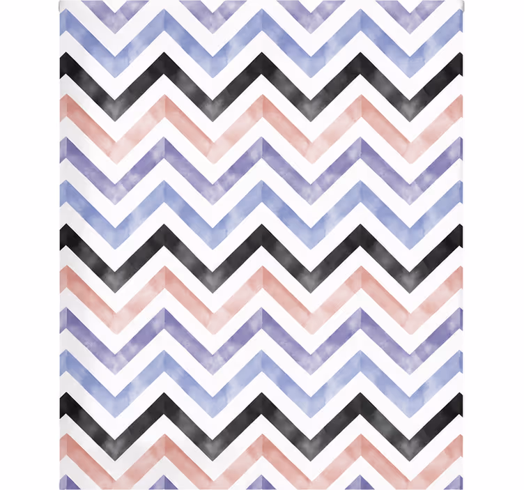 Master bedroom roller blind 180x250 sharp wave design - TenStickers