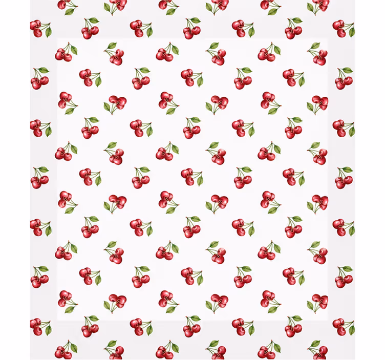 Master bedroom roller blind 180x180 cherry design - TenStickers