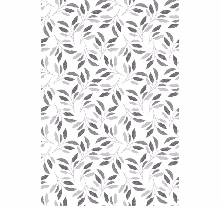 Leafy Elegance flower roller blind - TenStickers