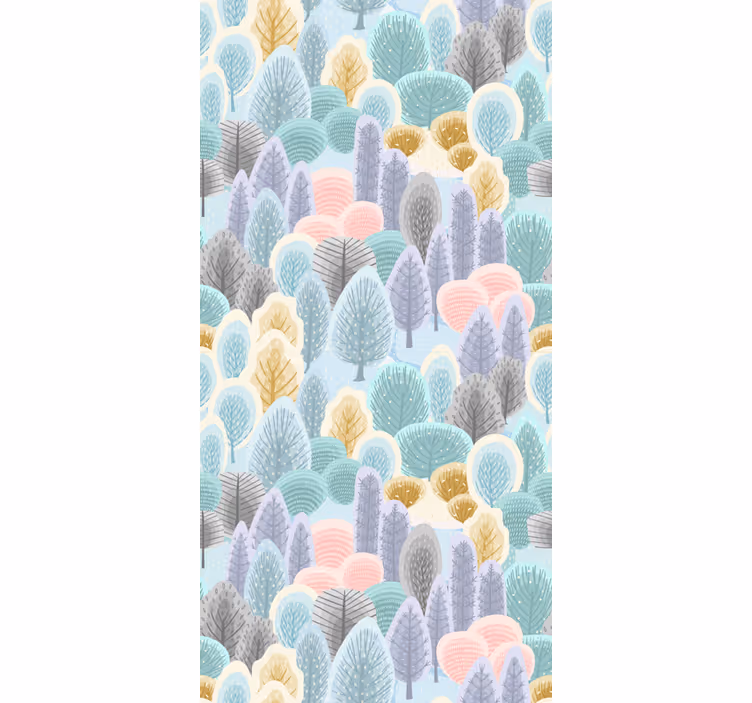 Nordic trees Elegant blind - TenStickers