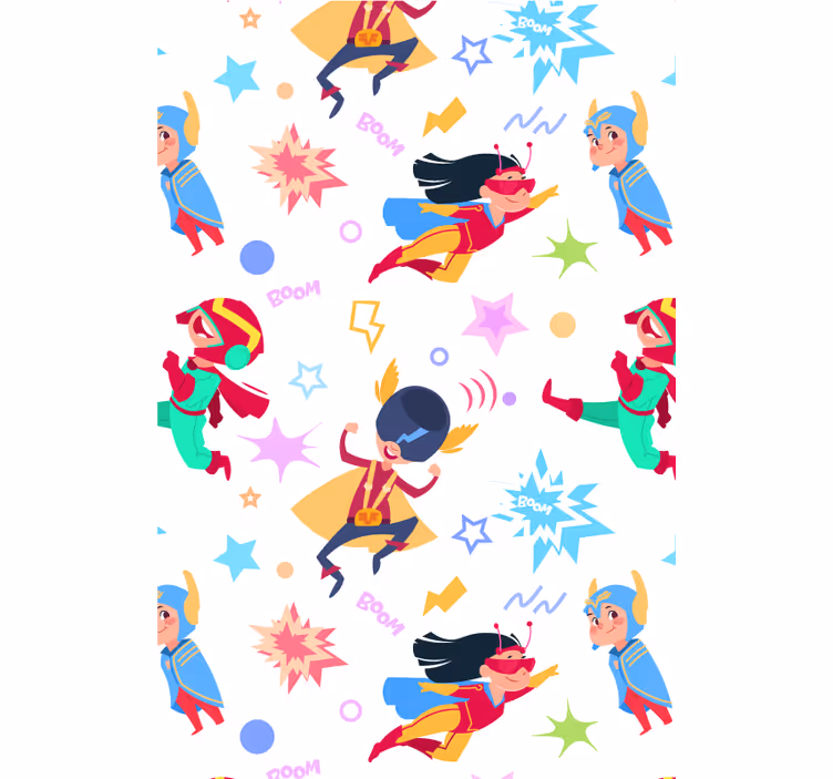 Superhero Adventures superhero roller blind - TenStickers