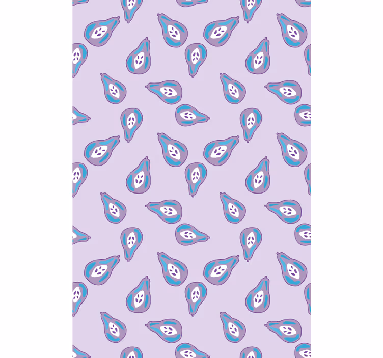 Playful Pear Pattern fruit and vegetable roller blind - TenStickers