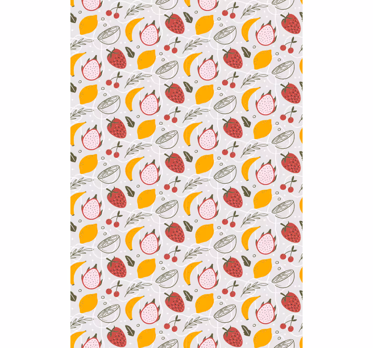 Citrus Fruit Pattern fruit and vegetable roller blind - TenStickers