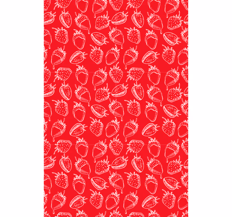Strawberry Pattern fruit and vegetable roller blind - TenStickers