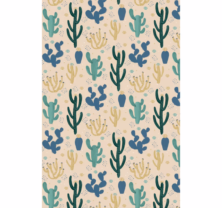 Cactus Pattern Delight cactus roller blind - TenStickers