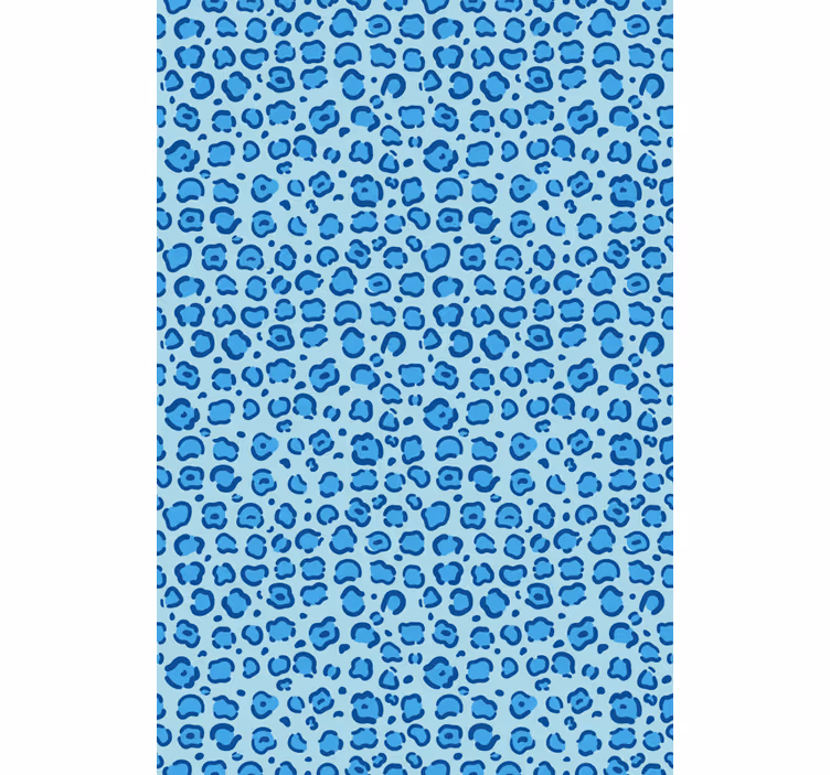 Blue Spotted Pattern animal roller blind - TenStickers