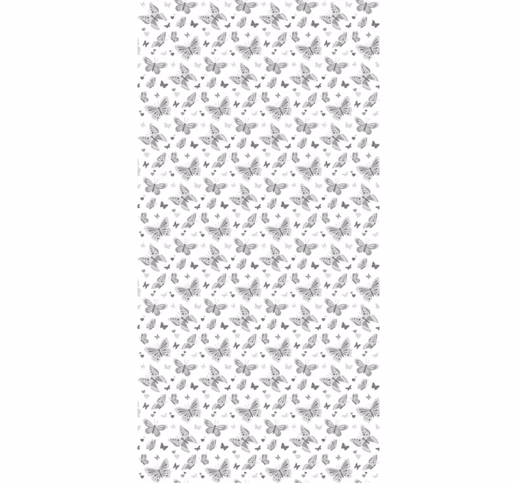 Flying grey Butterfly blind - TenStickers