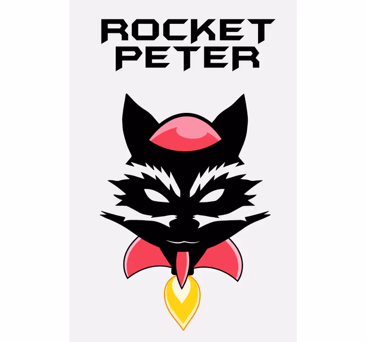 Playful Character Visage customise roller blind - TenStickers