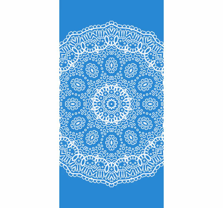 Mandala Lace Pattern art roller blind - TenStickers