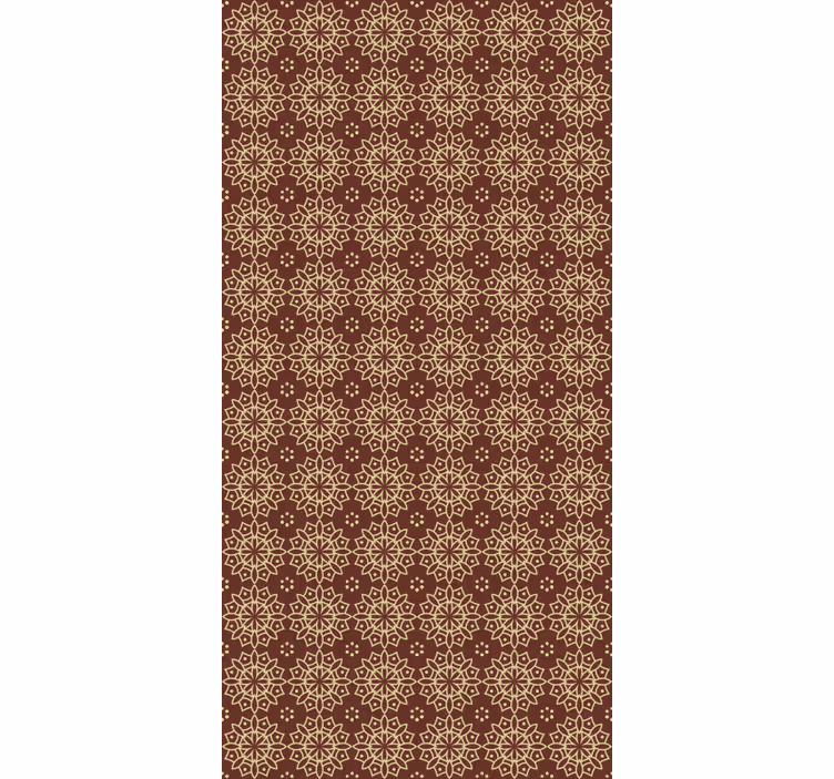 ethnic floral pattern Elegant blind - TenStickers