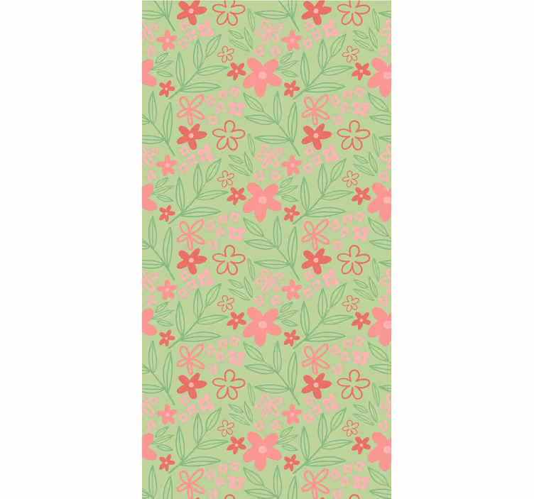Charming Floral Theme flowers and plants roller blind - TenStickers