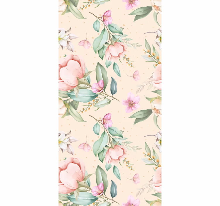Original floral design Balcony blind - TenStickers