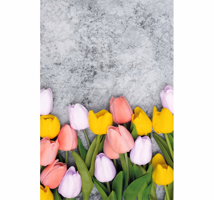 Various Tulip flowers Flower blind - TenStickers