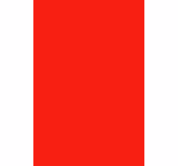 Vibrant Red Block opaque roller blind - TenStickers